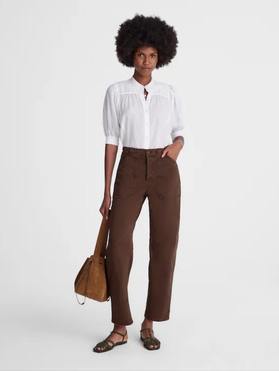 Madewell Pants - NWT Madewell The Darted Barrel-Leg Utility Pant Size 28